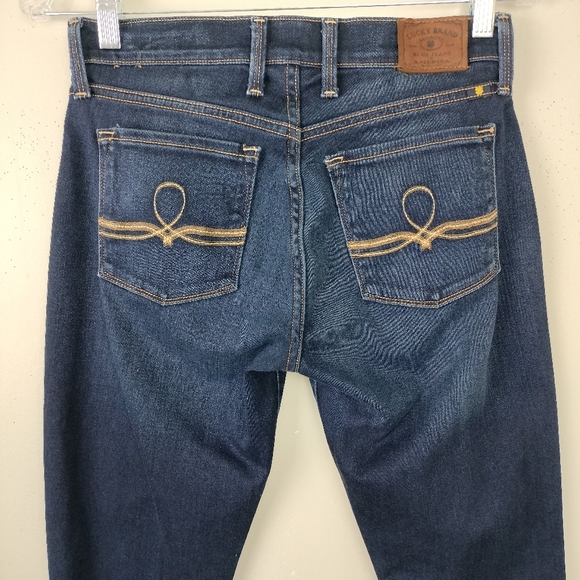 Lucky Brand Sophia Boot Cut Ankle Dark Wash Jeans Sz. 4/27 - Picture 10 of 13